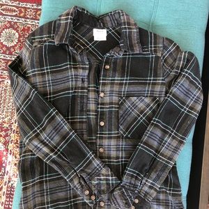 RVCA cotton button down shirt